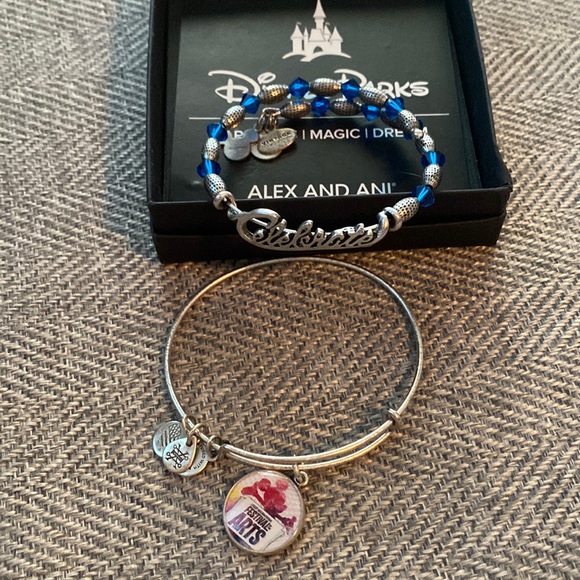 Disney Jewelry - Disney Parks Alex and Ani bracelet bundle